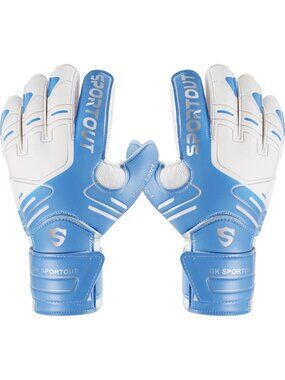 Youth & Adult Goalie Gloves - Strong Grip, Finger Protection, 4 Colors, Injury